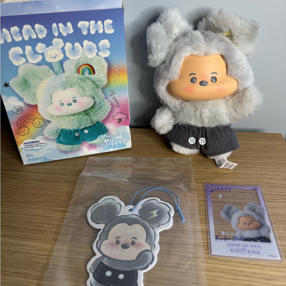 Miniso Mickey head in the clouds